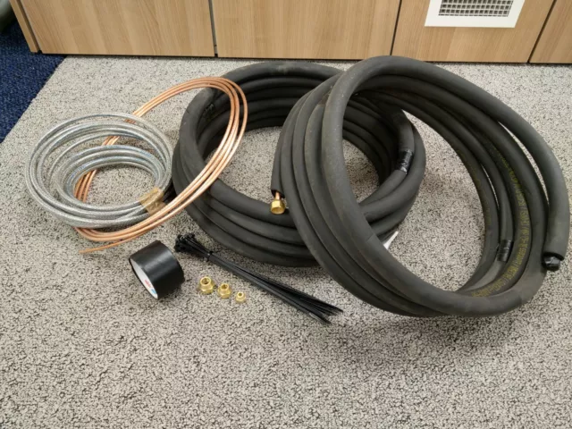 Air Conditioning Pipe Kit Piping pipework DIY Copper Refrigeration Flare
