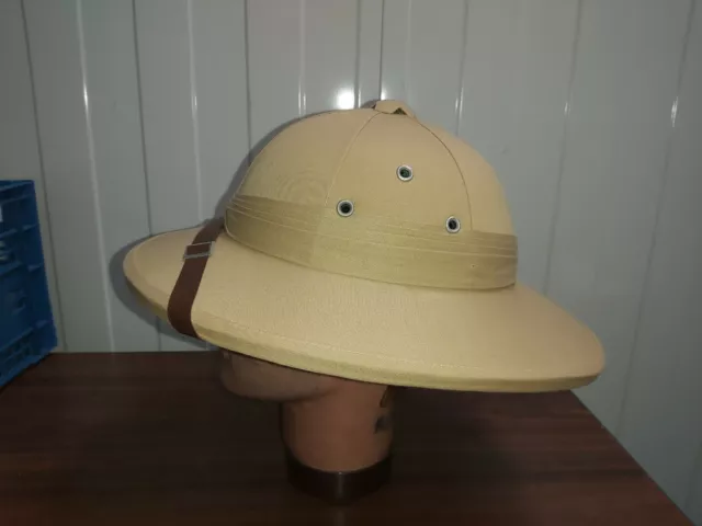 1931 MOD FRENCH COLONIAL PITH HELMET - WW2 PACIFIC, MARINE - COSPLAY ...