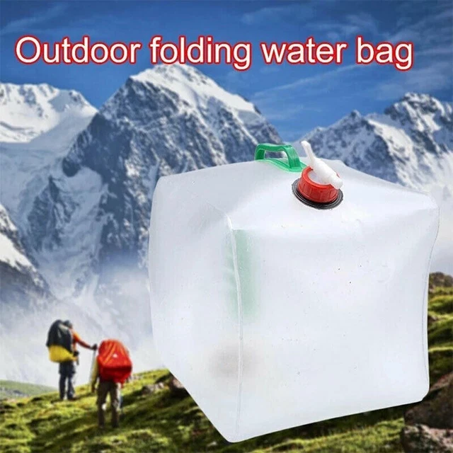 Réservoir Eau Potable 20L Robinet Réservoir D'Eau Pliable 10L/20L Avec Robinet - Pour Camping, Pique-Nique, Barbecue, Randonnée - PVC Alimentaire Bidon Eau Camping 20L