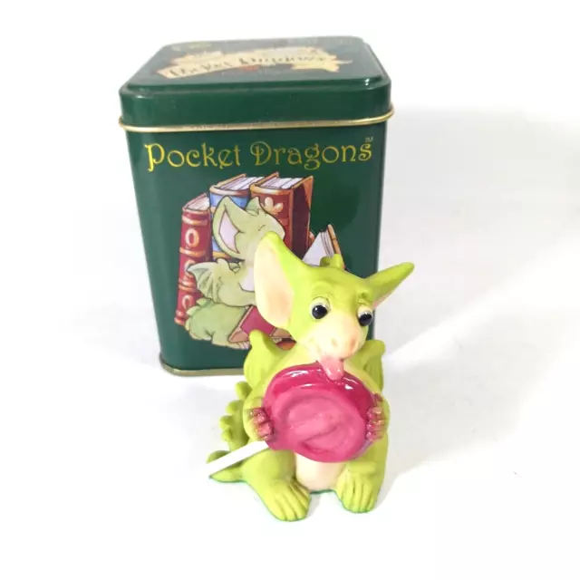 The Whimsical World of Pocket Dragons LOLLIPOP  1997 Collectors Club with tin