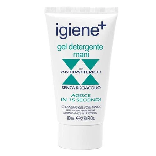 Lotto 12 pz Gel Igienizzante Mani Detergente Antibatterico Senza Risciacquo 80ml