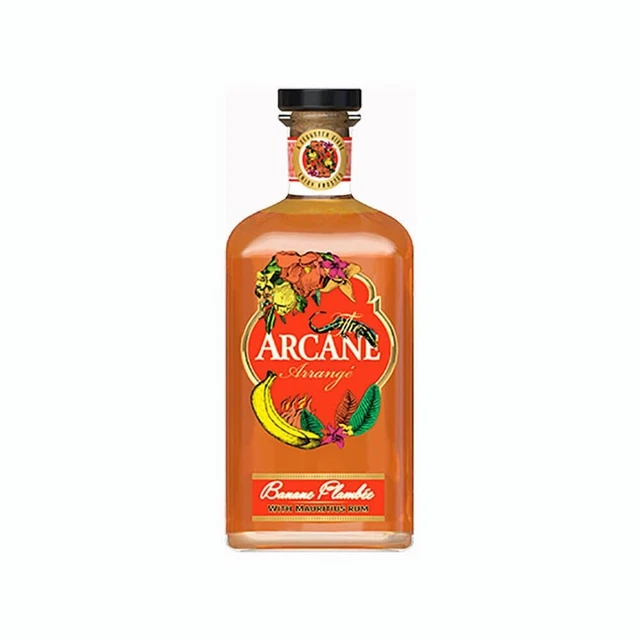 Arcane - The Arcane Arrangé Banane Flambée Spirit Drink with Rhum 0,70 lt.