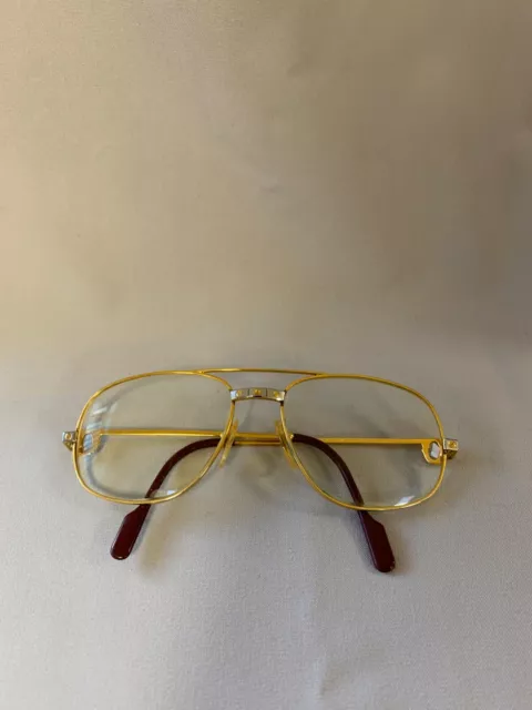 Must de Cartier Paris Glasses /140/ Gold