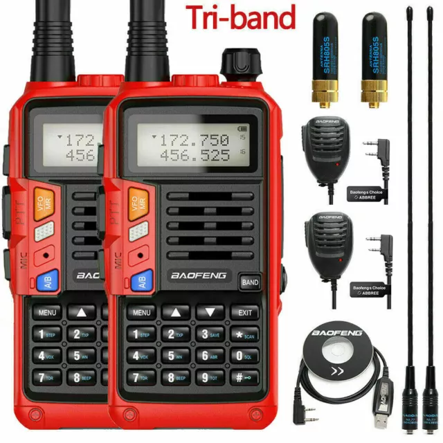 Baofeng Uv-9R Plus Walkie Talkie 10W 128Ch Vhf/Uhf Handheld Zwei Wege Radio 2021