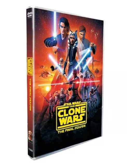 Star Wars: The Clone Wars The Complete Final Season (DVD 3-Disc Box Set) New