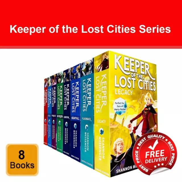 Keeper of the Lost Cities Series 8 Books Collection Set by Shannon Messenger