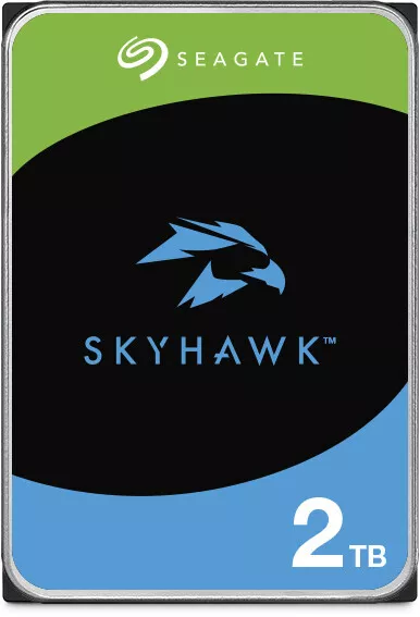Seagate Festplatte SkyHawk 3,5 Zoll (8,89cm)  2TB SATA 6GB/s (Gebraucht)