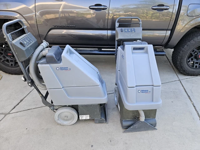 2x Lot - Advance Aquaclean 12 Commercial Carpet Cleaner Used Industrial Nilfisk