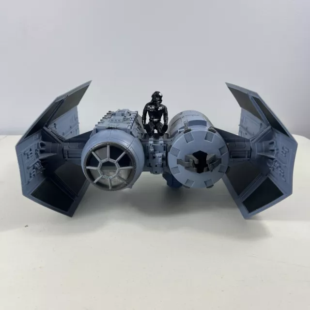 Star Wars 2002 Power of the Jedi POTJ Tie Bomber w/ Pilot & Hatch Complete