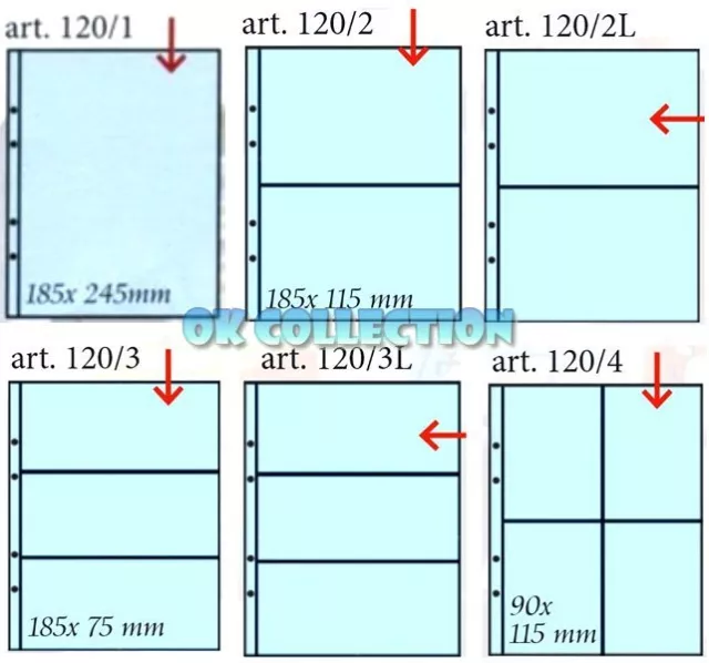 10 Fogli Masterphil banconote cartoline francobolli K211 entra e scegli misura