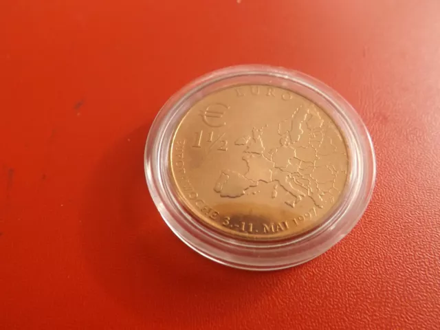 *Europawoche 1 1/2 Euro Berlin 1997 * ca.31mm(Schub120)