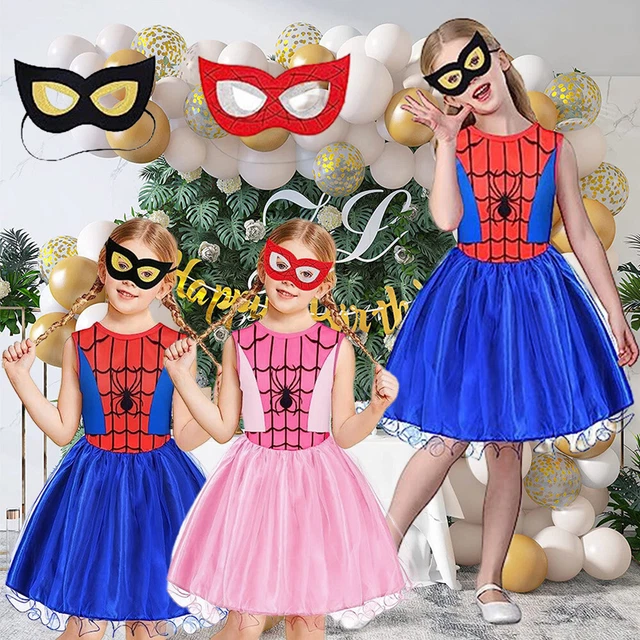 SPIDER GIRL GIRLS FANCY Dress Marvel Superhero Kids Comic Book Childs Costume UK 11.66 PicClick UK