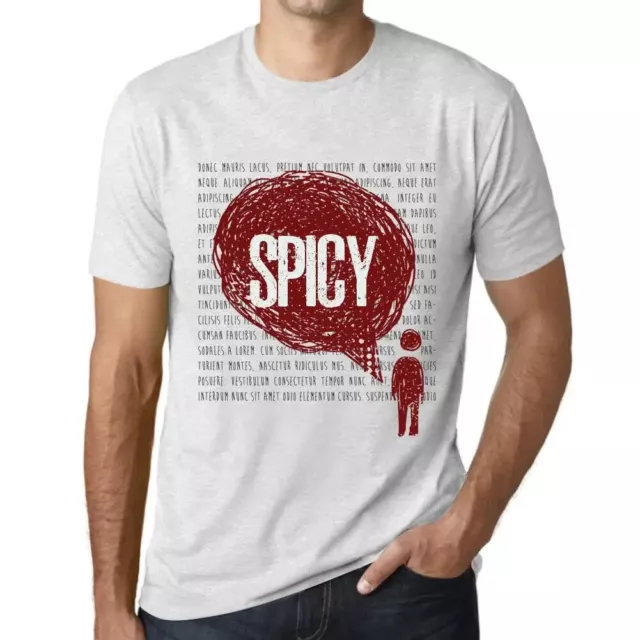 ULTRABASIC Homme Tee-Shirt Pensées Épicées Thoughts Spicy T-Shirt Vintage