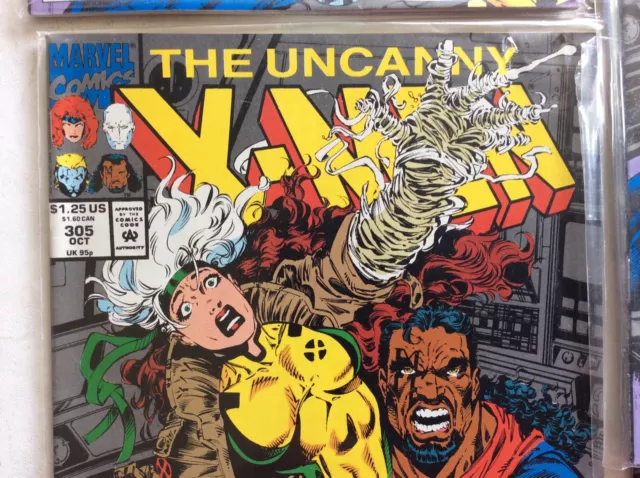X-Men #305 Oct 1993 The Uncanny Marvel Comics 1st Appearance of Phalanx Lot 7