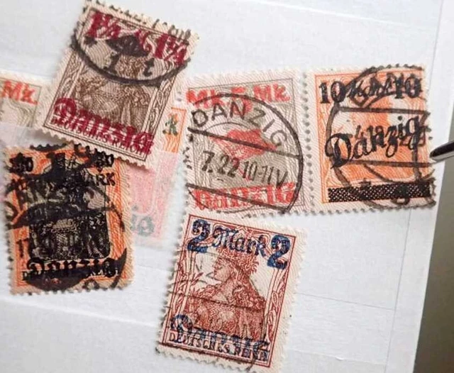 DANZIG GUT BESTÜCKTES LAGERBUCH o/**/* BESSER ALS VIELE SAMMLUNGEN MIT GEPRÜFTEN