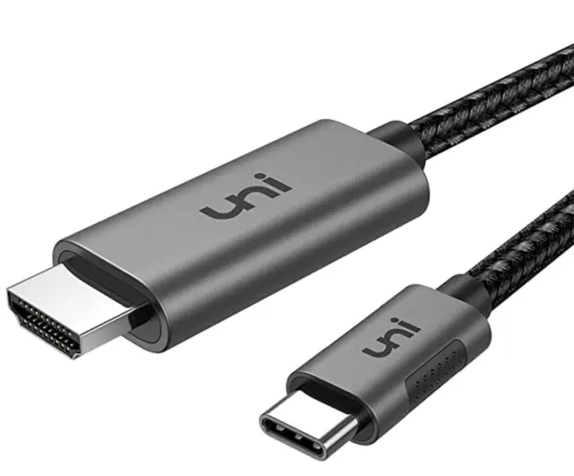 Uni USB C to HDMI Cable for Home Office 6ft 4K@60Hz
