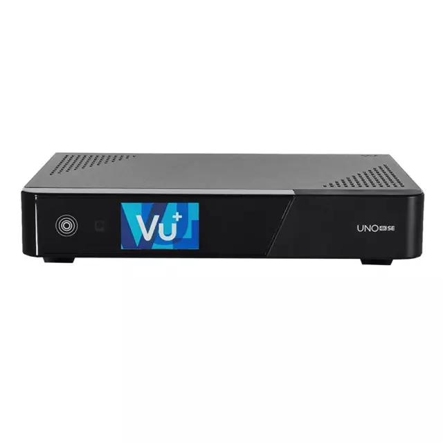Sintonizador doble VU+ Uno 4K SE 1x DVB-S2X FBC listo para PVR receptor Linux UHD 2160p CI CA 2