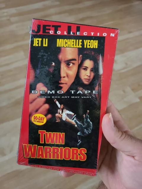 Twin Warriors (VHS, 2000, Jet Li Collection) *BRAND NEW & SEALED* Demo Tape