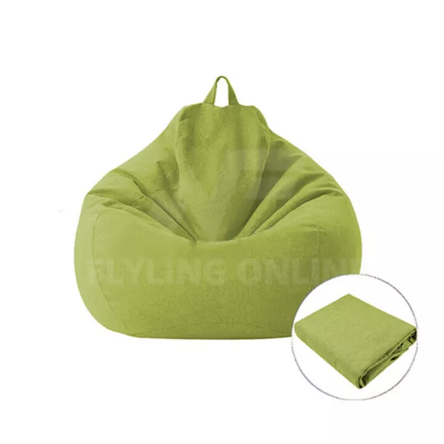 Extra Large Bean Bag Chairs Sofa Cover Indoor Lazy Lounger For Adults Kids