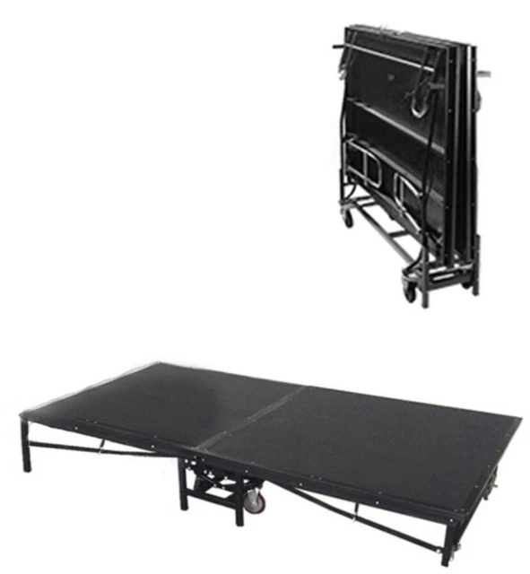 1.2M X 2.4M Portable Stage System with adjustable legs. Events. Party £ ...