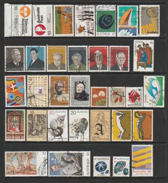 Assorted Used Stamps from 1974, 1975 .  Well worth a look .