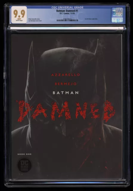 Batman: Damned (2018) #1 CGC Mint 9.9 White Pages The Joker is Dead! DC 2018