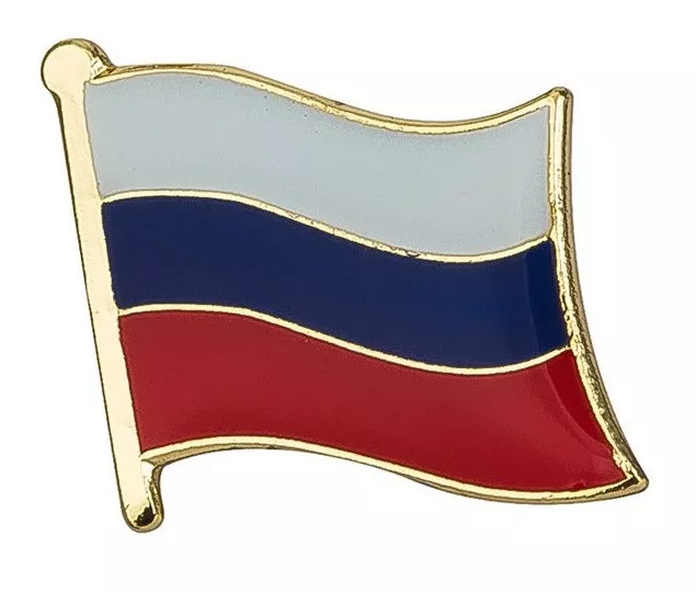 Original colors and proportions of the flag of the Russian Federation Pin  for Sale by Evstigneev