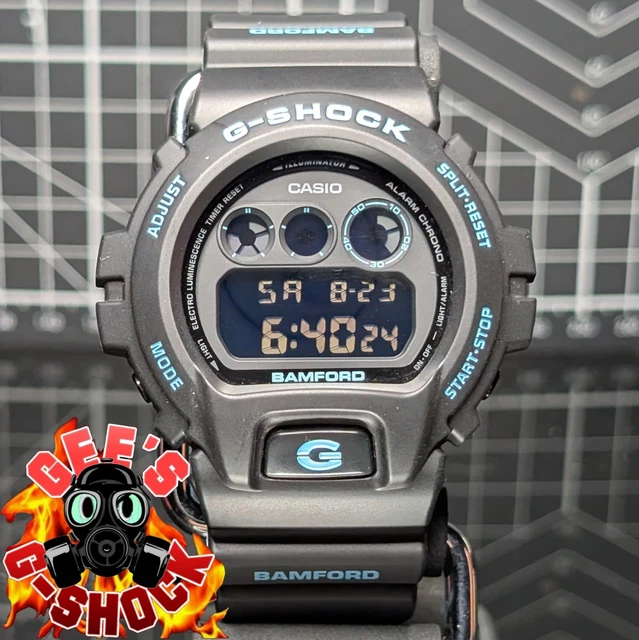 Lunetta In Acciaio Inox Con Diamanti Per Casio G-Shock DW-6900, Colore Nero