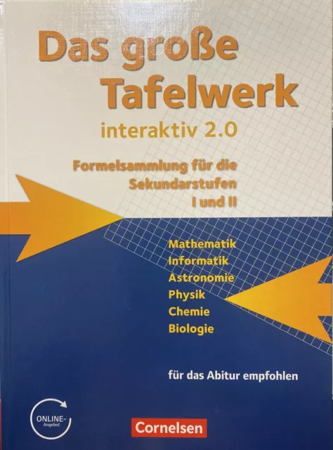 Das große Tafelwerk interaktiv 2.0 - Formelsammlung für die Sekundarstufen I und