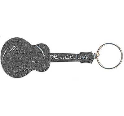 John Lennon - Peace & Love - Metallo Portachiavi - Nuovo - Musica JLMYSKEY05