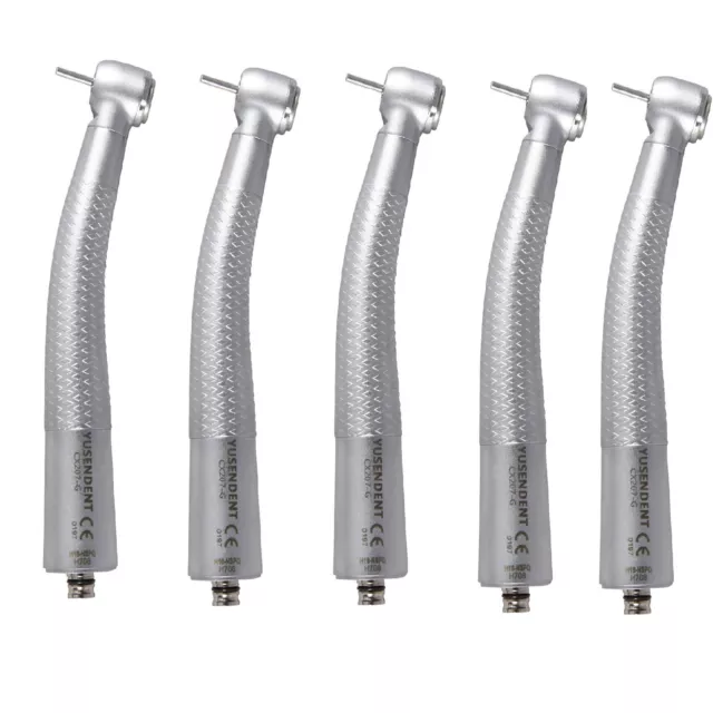 5x Dental Fiber Optic LED 6 Spray Handpiece fit NSK 6H Quick Coupling CX207-GN