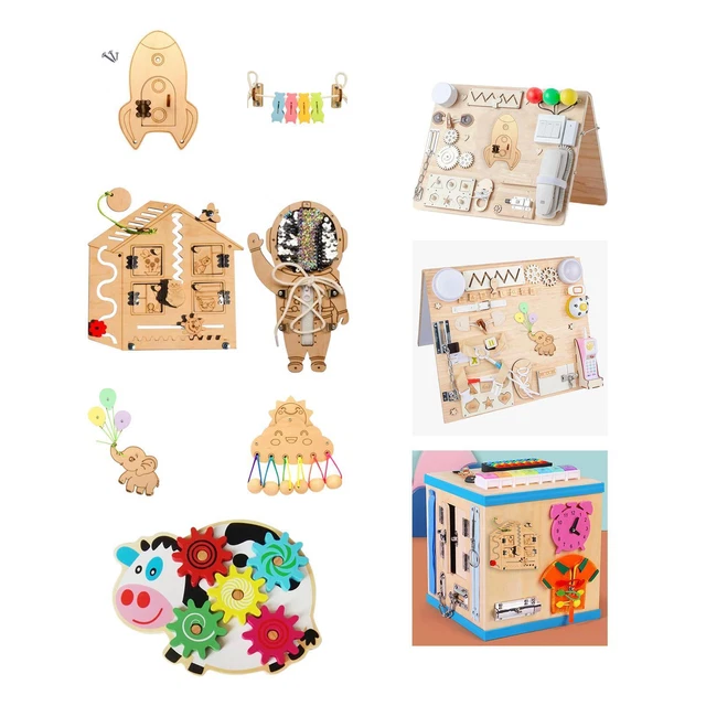 Accessoire Prise électrique Pour Busy Board (tableau Occupé) - Pédagogique, Motricité Fine, Enfants 3-6 Ans - Carton Lisse