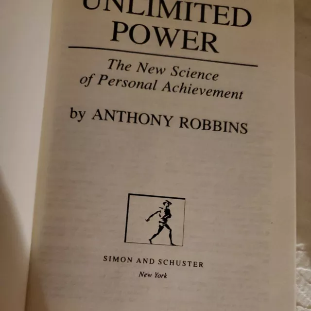 Unlimited Power HC book by Anthony Robbins Tony