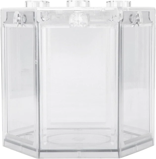 Small Betta Fish Tank, Hex Shape Portable Mini Aquarium Tank, Fish Tank Starter