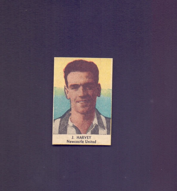 D.C.Thomson Famous Football Stars J Harvey Newcastle United issued 3-10-53 RA2