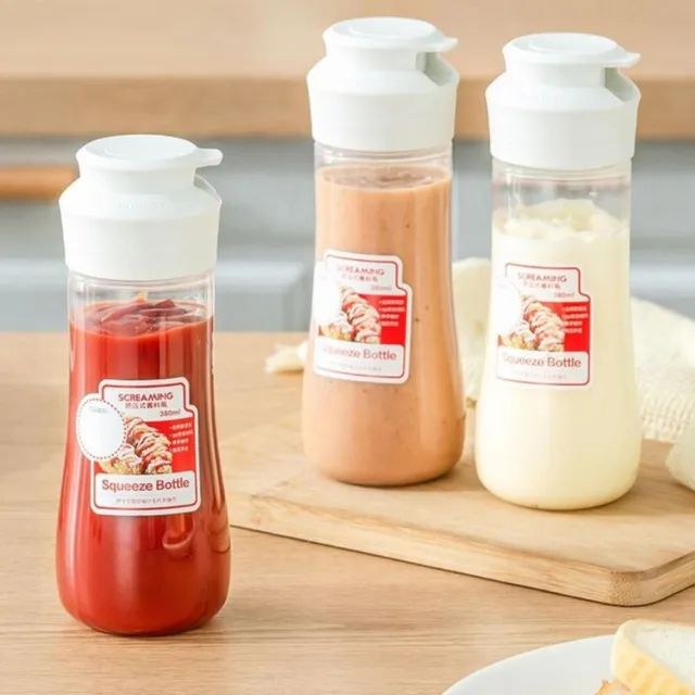 Heat-resistant Squeeze Bottles Refillable Condiment Squeeze Container  Peanut