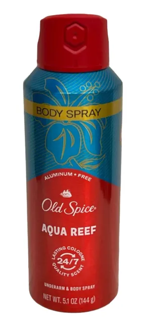 Spray corporal Old Spice Aqua Reef 5,1 oz