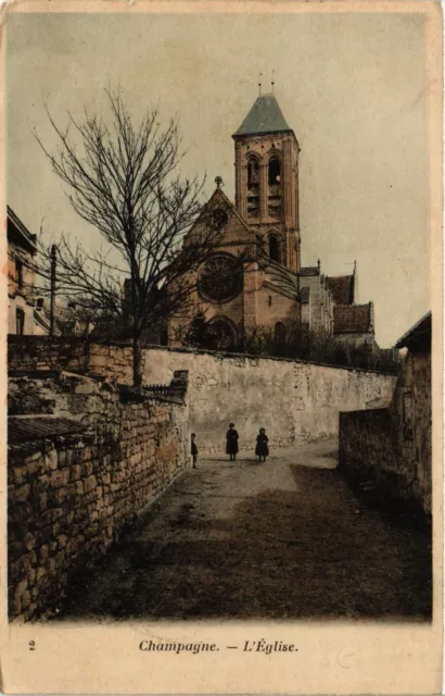 CPA AK CHAMPAGNE - L'Église (380242)
