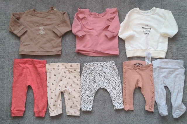Pacchetto massiccio bambine 0-3 mesi vestiti mix primavera e outfit match