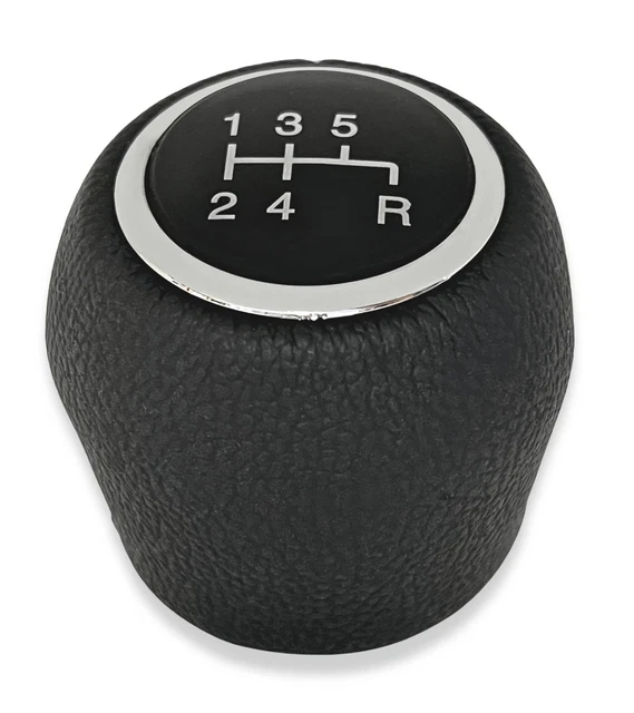 Pomello Del Cambio Per Fiat Punto 188 (1999-2012) - Leva 5 Marce In ABS Nero, Ricambio Originale E Facile Da Montare