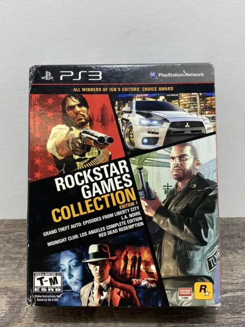 Rockstar Games Collection w/ Sealed Red Dead Redemption Boxset Complete +  Poster