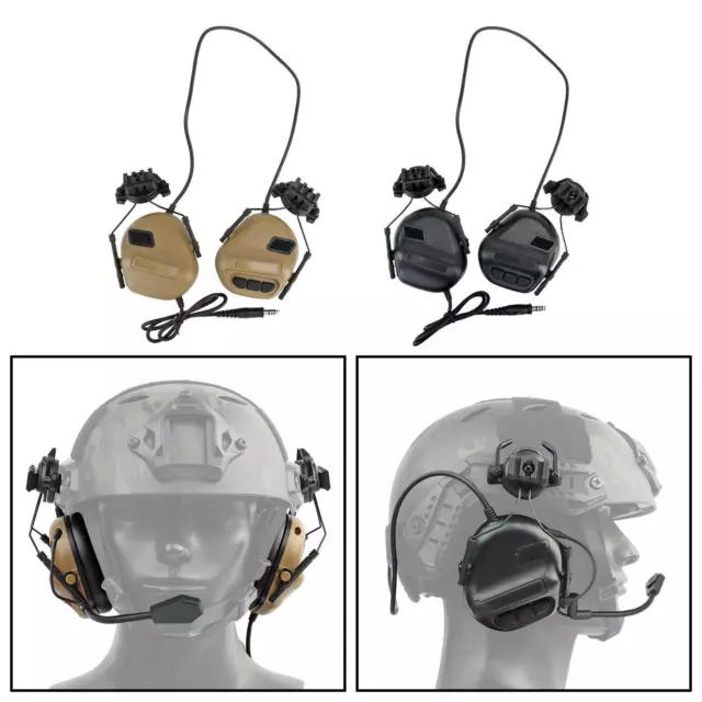 Casque Mic Chasse Casque Communication Militaire Tir Radio