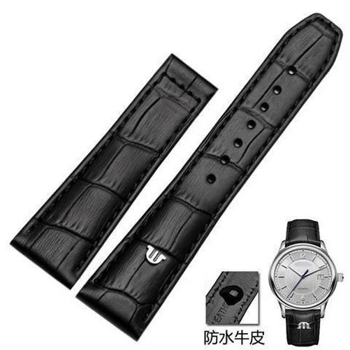 Genuine Leather Strap Fit For Maurice Lacroix Eliros First Layer Calfskin Band
