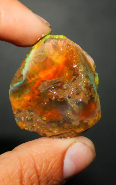 Opal Rough Natural Ethiopian Raw Opal, Big Opal specimen, multi fire 110.45 Cts