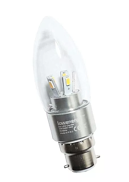 LED Kerzenlicht Glühbirne Kronleuchter dimmbar/nicht dimmbar B22 E14 B15 E27 SES SMD