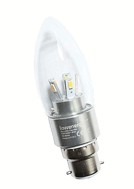LED Kerzenlicht Glühbirne Kronleuchter dimmbar/nicht dimmbar B22 E14 B15 E27 SES SMD