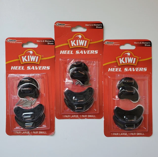 Kiwi Heel Savers 3 Packages With 2 Pair: 1 Ladies And 1 Mens Each Large / Small