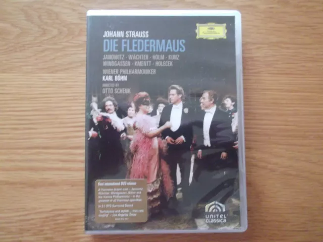 Johann Strauss - Die Fledermaus Dvd New Opera Karl Bohm Wiener Philhamoniker