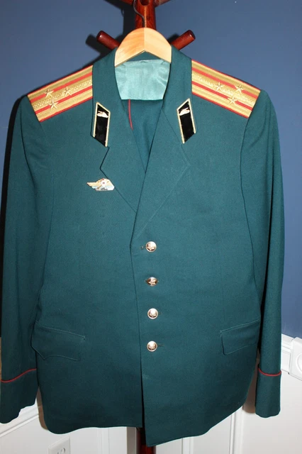 ORIGINAL COLD WAR Soviet Union (Russian) Armored Officers Uniform ...
