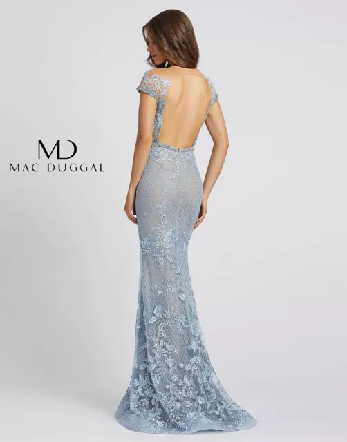 Mac Duggal Couture Evening Gown. Light Blue. NWT.